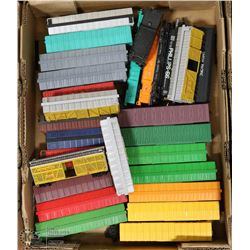 FLAT OF ASSORTED VINTAGE COLLECTIBLE TRAINS