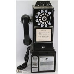 VINTAGE STAND ALONE OLD STYLE PAY PHONE