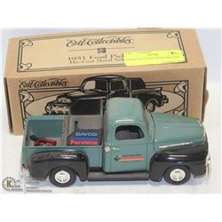 GREEN 1951 FORD TRUCK DIE CAST