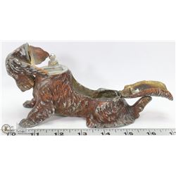 ANTIQUE CAST IRON COCKER SPANIEL LIGHTER AND
