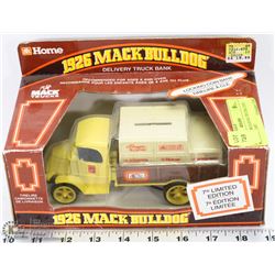 1926 MACK BULLDOG TRUCK COIN BANK DIE CAST