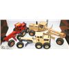 Image 1 : LOT OF 3 TONKA GRADERS (2 YELLOW & 1 RED) TOYS