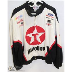 VINTAGE TEXACO JACKET WITH SPONSORS STITCHED ON