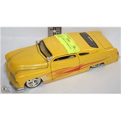 YELLOW  WITH FLAMES 1951 MERCURY DIE CAST.