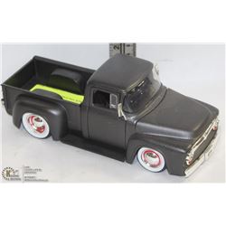 BLACK 1956 FORD TRUCK DIE CAST.