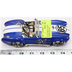 BLUE COBRA 427 WITH WHITE STRIPES DIECAST