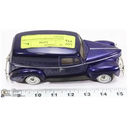 PURPLE 1940 FORD SEDAN DELIVERY DIECAST