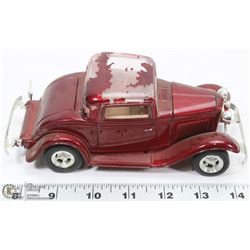 RED 1932 FORD COUPE DIECAST