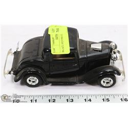 BLACK 1932 FORD COUPE DIECAST