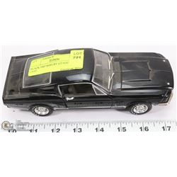 BLACK 1967 SHELBY GT 500 DIE CAST.