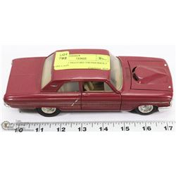 MAROON 1964 FORD THUNDERBOLT DIE CAST.