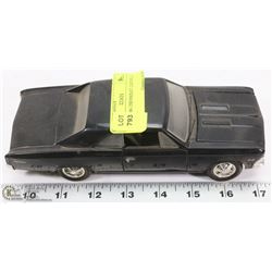 BLACK 1966 CHEVROLET CHEVELLE DIE CAST.