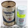 Image 1 : TEXACO OIL FILTER & TEXACO HAVOLINE CAN