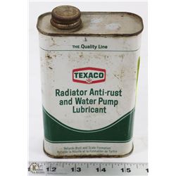 TEXACO RADIATOR ANTI RUST CAN