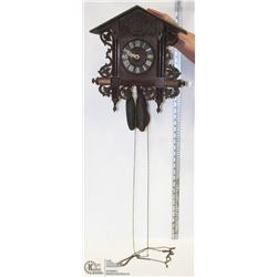 WOODEN CUCKOO CLOCK.