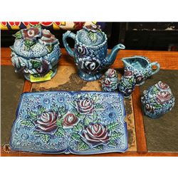 VINTAGE 7PC ROYAL BOUQUET PORCELAIN SET