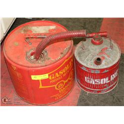 PAIR OF VINTAGE GAS CANS