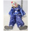 Image 1 : VINTAGE NERESCO WIND-UP PORCELAIN CLOWN