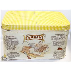 VINTAGE METAL BREAD BOX