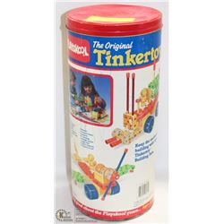 BUCKET OF THE ORIGINAL TINKER TOY TOYS