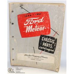 1949-1951 FORD & METEOR CHASSIS PARTS CATALOGUE
