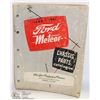 Image 1 : 1949-1951 FORD & METEOR CHASSIS PARTS CATALOGUE