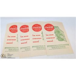 LOT OF 4 NOS 1931 COCA-COLA NO DRIP DRI SERVER