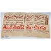 Image 1 : LOT OF 4 NOS 1940'S COCA-COLA NO DRIP DRI SERVER