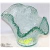 Image 1 : LARGE GREEN RAINDROP VASE