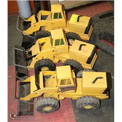 LOT OF 3 VINTAGE TONKA LOADERS