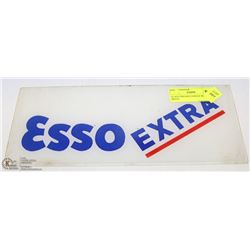 GLASS ESSO RECTANGLE SIGN WHITE