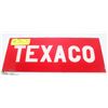 Image 1 : GLASS TEXACO RECTANGLE SIGN RED