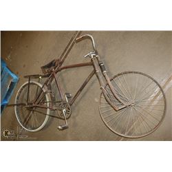 OVER 100YRS OLD ANTIQUE CANADIAN CCM CARRIER BIKE