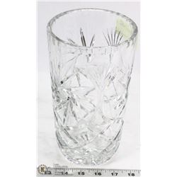 PINWHEEL CRYSTAL VASE