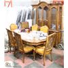 Image 1 : TABLE WITH CHAIRS BUFFET AND HUTCH