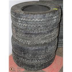 SET OF 4 BRIDGESTONE DUELLER TIRES P265/70/R17