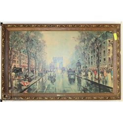 ANTIQUE 1800'S "THE GLAMOUR OF PARIS"