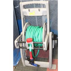 GARDEN REEL WITH 90' GARDEN HOSE