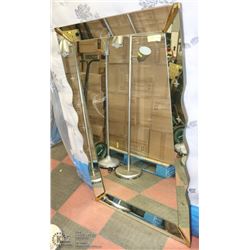 LARGE WALL MIRROR. 34"X54"