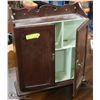 Image 1 : VINTAGE WOOD MEDICINE CABINET