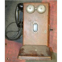 ANTIQUE WALL PHONE
