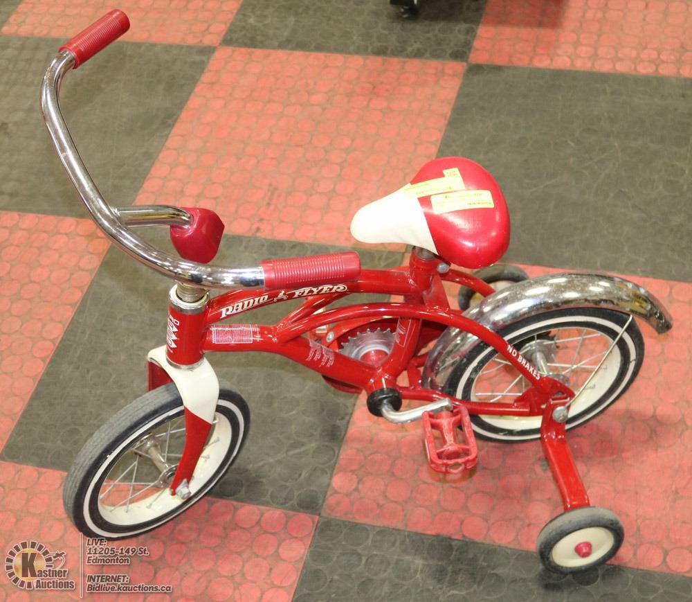 radio flyer training bike