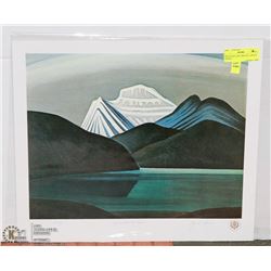 MOUNTAIN AND LAKE BY LAWREN HARRIS