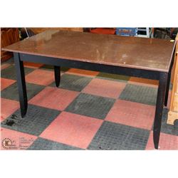 SOLID MARBLE TOP KITCHEN TABLE