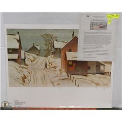 GREY DAY BY A.J. CASSON, SIGNED AND NUMBERED