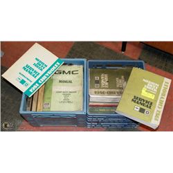 2 CRATES OF VINTAGE GM-CHEV SERVICE MANUALS