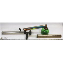 LOT OF 3 ANTIQUE FIREPLACE BLOWERS