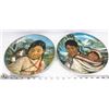 Image 1 : 2 LARGER KAISER COLLECTOR PLATES BY NORI PETER