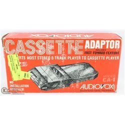 UNUSED IN BOX CASSETTE ADAPTOR . CONVERTS