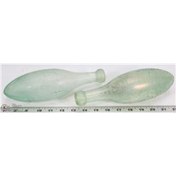 2 ANTIQUE TORPEDO BOTTLES